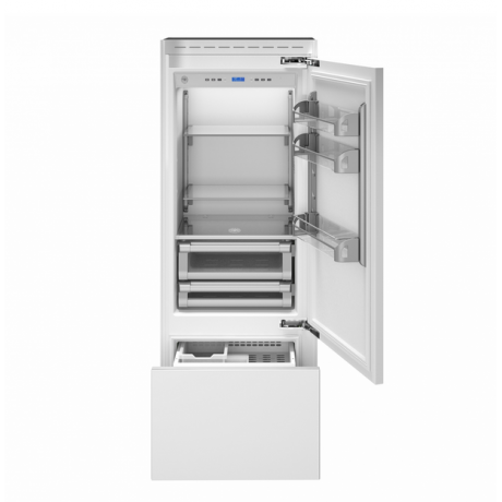 BERTAZZONI REF755BBRPTT/24 Εντοιχιζόμενος Ψυγειοκαταψύκτης LUXURY SLOT-IN 75cm Λευκό